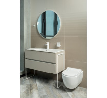 Тумба без раковины Vallessi 100*46cm Grey Stone 2 полки