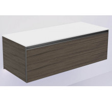 QUATRO 1 120CM тумба OAK ANTHRACITE профиль ANTHRACITE + внутр. подсв.