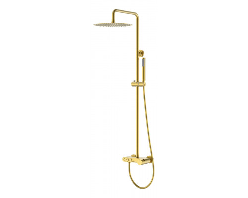 Стойка для душа STICK Matt Gold c ручкой DIAMOND Boheme