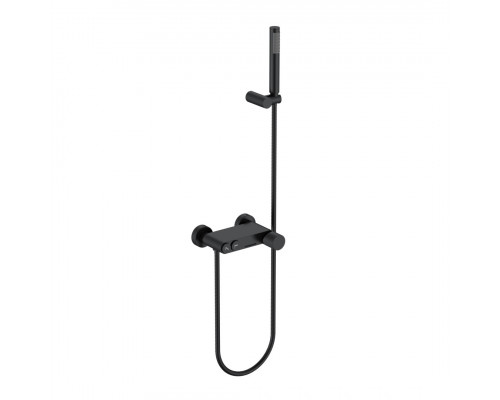 Смеситель STICK для ванны BLACK SPIRALE Boheme