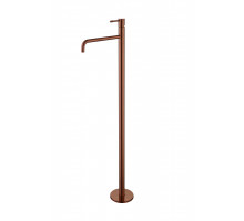 Смеситель для умывальника напольный Uno Copper Brushed