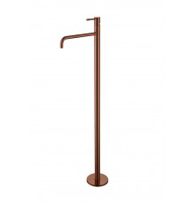 Смеситель для умывальника напольный Uno Copper Brushed