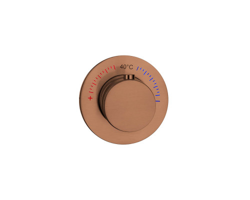 Смеситель встраиваемый термостат UNO BRUSHED BRONZE