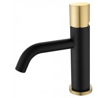 Смеситель STICK для умыв. низ. BLACK TOUCH GOLD_Комплект Boheme