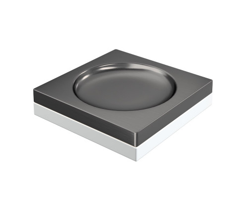 Мыльница квадратная Qubic Gun Metal