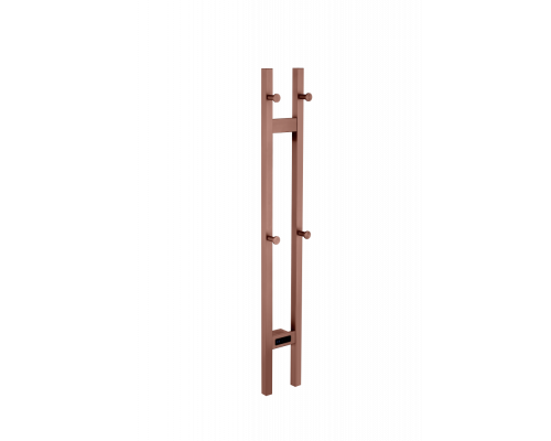 Полотенцесушитель электрический 2-трубы квадратный COPPER BRUSHED