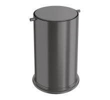 Ведро для мусора с вращающейся крышкой Gun Metal