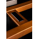Полотенцесушитель электрический 2-трубы квадратный COPPER BRUSHED
