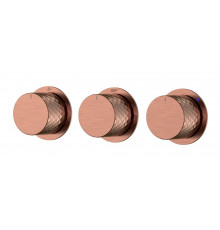 Смеситель встроенный STICK DIAMOND COPPER BRUSHED 3-х проходной