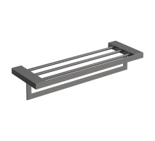 Полка для полотенец Qubic Gun Metal