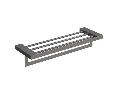 Полка для полотенец Qubic Gun Metal