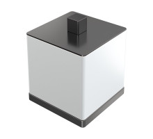 Стакан для ватных дисков Qubic Gun Metal