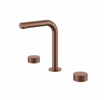 Смеситель на столешницу STICK SPIRALE на 3 отв. BRUSHED BRONZE