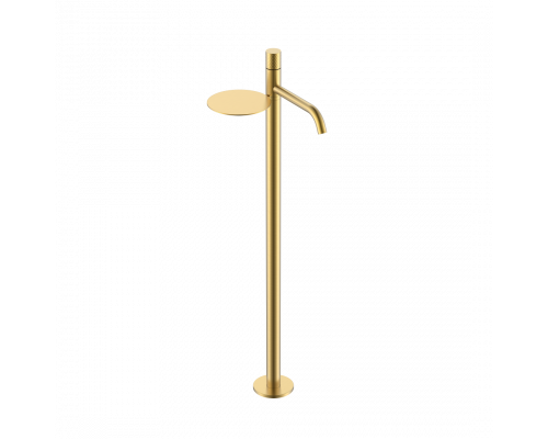 Смеситель STICK напольный для умыв. Matt Gold с ручкой DIAMOND
