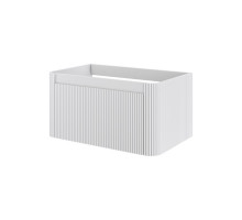 Тумба без раковины VOI рифл. 80см MATT WHITE