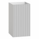 Раковина напольная рифленая Cube Corian 480*480*850 Matt White