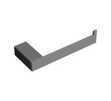 Держатель для туалетной бумаги без крышки Qubic Shine Gun Metal