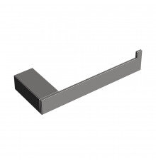 Держатель для туалетной бумаги без крышки Qubic Shine Gun Metal