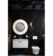 Зеркало SHINE Белое d82 Boheme