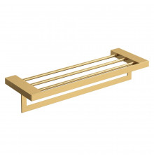 Полка для полотенец Qubic Matt Gold