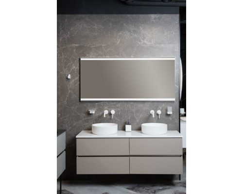Тумба без раковины Vallessi 140*46см Stone Grey