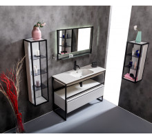Раковина моноблок Vallessi 120 белая керамика Boheme
