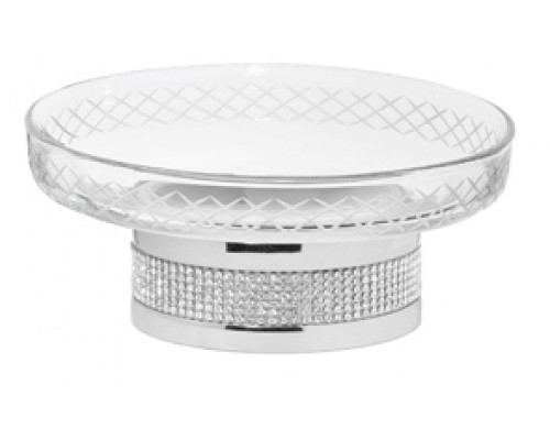 Настольная мыльница ROYALE CRISTAL ХРОМ Boheme