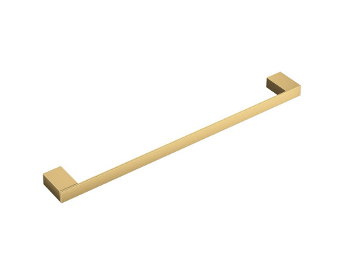 Полотенцедержатель длинный Qubic Matt Gold