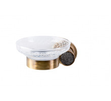 Мыльница настенная ROYALE CRISTAL BALCK BR Boheme