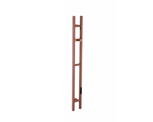 Полотенцесушитель электрический 2-трубы круглый COPPER BRUSHED