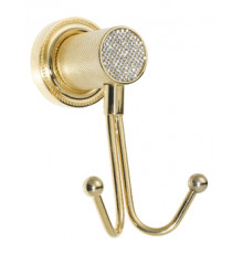 Крючок двойной ROYALE CRISTAL GOLD Boheme
