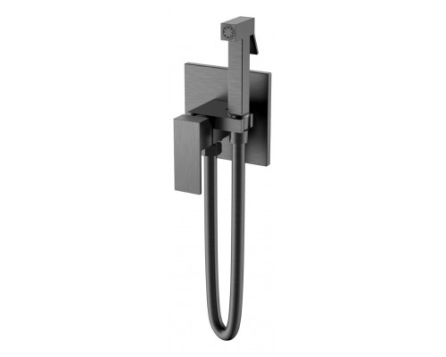 Смеситель гигиенический Qubic Matt Gun Metal