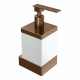 Диспенсер настенный Qubic Brushed Bronze