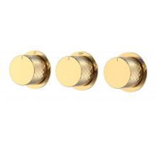 Смеситель встроенный STICK DIAMOND GOLD 3-х проходной