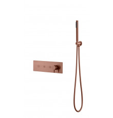 Смеситель FUSION с ручным душем COPPER BRUSHED