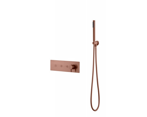 Смеситель FUSION с ручным душем COPPER BRUSHED
