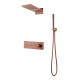 Встроенная душевая система FUSION, трехпозиционная COPPER BRUSHED
