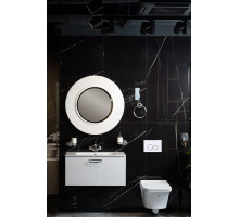Зеркало SHINE Белое d82 light Boheme