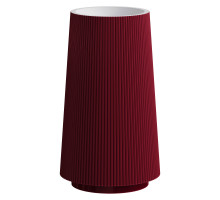 Раковина напольная рифленая Torre Corian 480*480*850 Burgundy