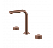 Смеситель на столешницу STICK LINEA на 3 отв. BRUSHED BRONZE