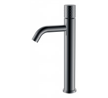 Смеситель STICK для умыв. выс. Shine Gun Metal высокий с ручкой DIAMOND Boheme