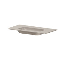 Раковина моноблок VOI 100см STONE FINISH CASHMERE