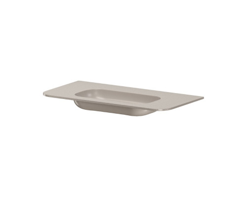 Раковина моноблок VOI 100см STONE FINISH CASHMERE