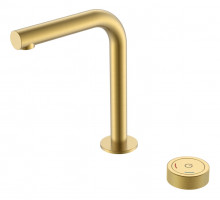 Смеситель автоматический для раковины на 2 отв. TECH Matt Gold Boheme