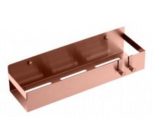 Полка подвесная + 2 крючка COPPER BRUSHED