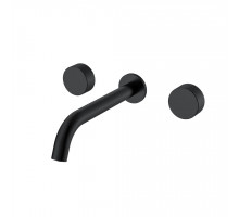 Смеситель из стены STICK SPIRALE на 3 отв. BLACK