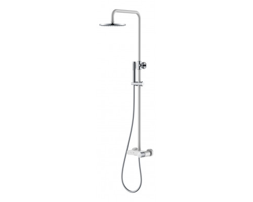 Стойка для душа STICK WHITE DIAMOND CHROME Boheme