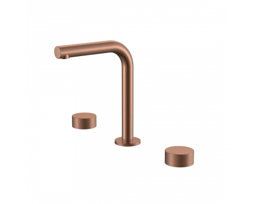 Смеситель на столешницу STICK SPIRALE на 3 отв. COPPER BRUSHED