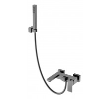 Смеситель для ванны с душем Qubic Matt Gun Metal Boheme