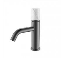 Смеситель STICK для умыв. низ. GUN METAL MRAMOR WHITE_Комплект